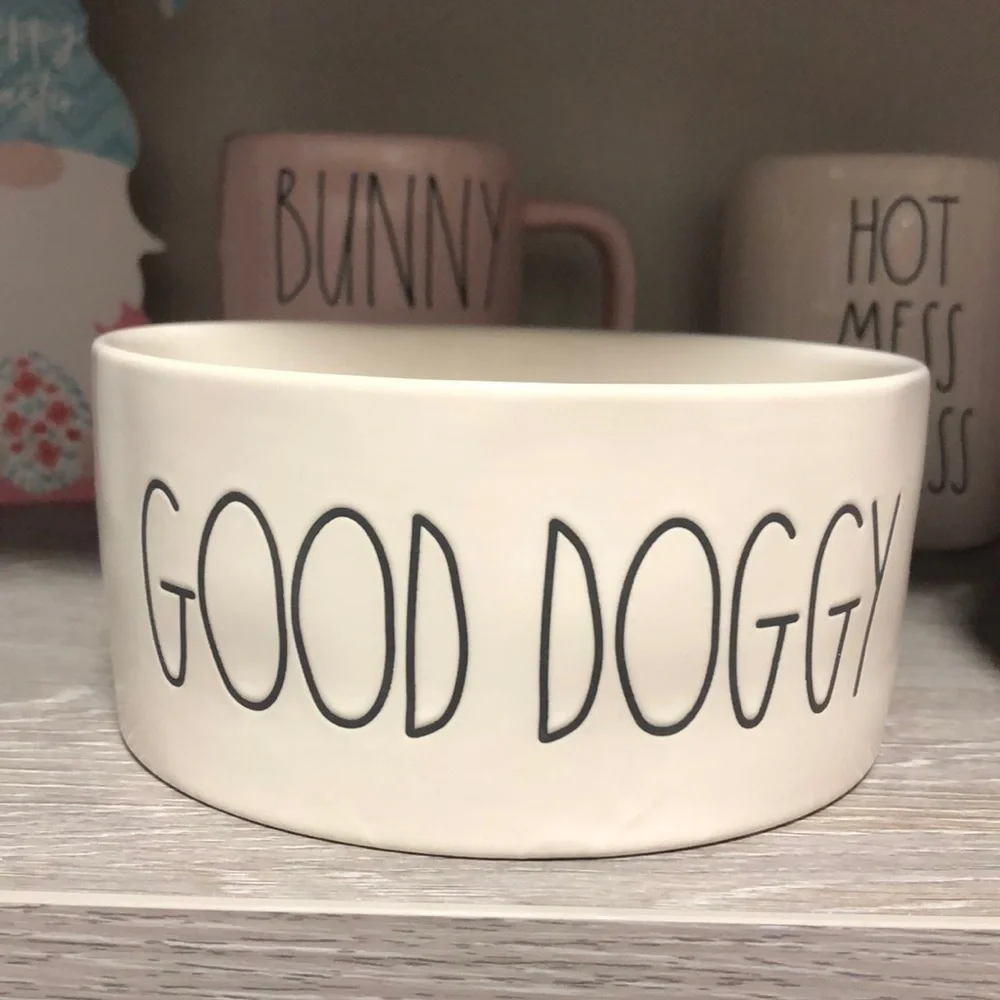 Rae Dunn dog bowl